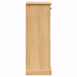 vidaXL Shoe Cabinet Shoe Storage Shoe Rack Shoe Cupboard VIGO Solid Wood Pine - brown - Additional view 7