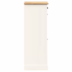 vidaXL Shoe Cabinet Shoe Storage Shoe Rack Shoe Cupboard VIGO Solid Wood Pine - white - Additional view 6