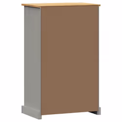 vidaXL Shoe Cabinet Shoe Storage Shoe Rack Shoe Cupboard VIGO Solid Wood Pine - grey