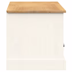 vidaXL TV Cabinet TV Unit Sideboard Cabinet TV Stand VIGO Solid Wood Pine - white