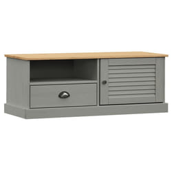 vidaXL TV Cabinet TV Unit Sideboard Cabinet TV Stand VIGO Solid Wood Pine - grey