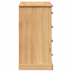 vidaXL Sideboard Storage Cabinet Cupboard with Drawers VIGO Solid Wood Pine - brown - Additional view 8