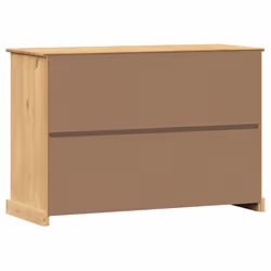 vidaXL Sideboard Storage Cabinet Cupboard with Drawers VIGO Solid Wood Pine - brown - Additional view 8