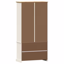 vidaXL Bookcase Book Shelf Display Cabinet Highboard VIGO Solid Wood Pine - white - Additional view 6