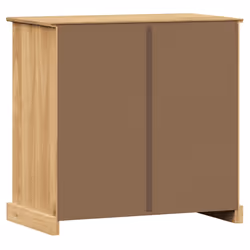 vidaXL Sideboard Storage Cabinet Cupboard with Drawers VIGO Solid Wood Pine - brown - Additional view 3