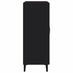vidaXL Sideboard Storage Cupboard Side Cabinet Buffet Black Engineered Wood - Additional view 6