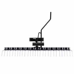 vidaXL Scarifier Lawn Aerator for Ride-on Mower Lawn Dethatcher Gardening Tool