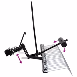vidaXL Scarifier Lawn Aerator for Ride-on Mower Lawn Dethatcher Gardening Tool - Additional view 4