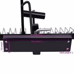 vidaXL Scarifier Lawn Aerator for Ride-on Mower Lawn Dethatcher Gardening Tool - Additional view 9
