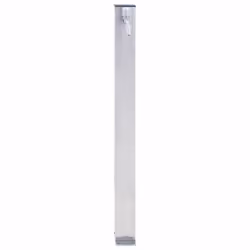 vidaXL Garden Water Column Patio Free Standing Water Fountain Stainless Steel - square, 60 cm