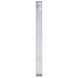 vidaXL Garden Water Column Patio Free Standing Water Fountain Stainless Steel - square, 100 cm - Additional view 4