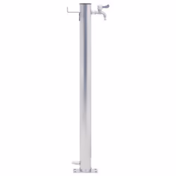 vidaXL Garden Water Column Patio Free Standing Water Fountain Stainless Steel - round, 40 cm - Additional view 6