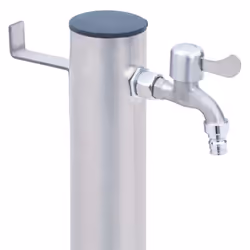 vidaXL Garden Water Column Patio Free Standing Water Fountain Stainless Steel - round, 60 cm - Additional view 4