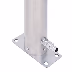 vidaXL Garden Water Column Patio Free Standing Water Fountain Stainless Steel - round, 60 cm - Additional view 5