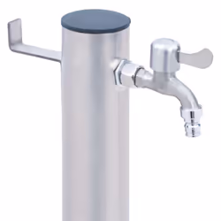 vidaXL Garden Water Column Patio Free Standing Water Fountain Stainless Steel - round, 80 cm - Additional view 5