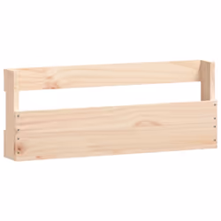 vidaXL Wall-mounted Shoe Racks Shoe Storage Shoe Shelf 2 pcs Solid Wood Pine - brown, 59 x 9 x 23 cm - Additional view 6