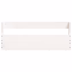 vidaXL Wall-mounted Shoe Racks Shoe Storage Shoe Shelf 2 pcs Solid Wood Pine - white, 59 x 9 x 23 cm - Additional view 5