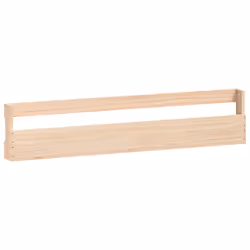 vidaXL Wall-mounted Shoe Racks Shoe Storage Shoe Shelf 2 pcs Solid Wood Pine - brown, 110 x 9 x 23 cm - Additional view 4