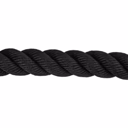 vidaXL Battle Rope Gym Exercise Rope Workout Equipment 9 kg Black Polyester - 6 m - Additional view 6