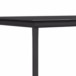 vidaXL Garden Dining Set Table and Chairs 3 Piece Black Textilene and Steel - Additional view 6