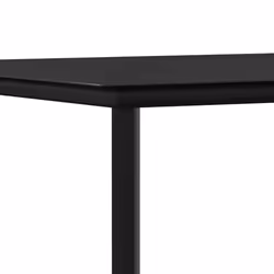 vidaXL Garden Dining Set Outdoor Table and Chairs Black Textilene and Steel - 160 cm table length/ 4 piece - Additional view 6
