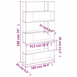 VidaXL 3187603 living room bookcase - Additional view 8