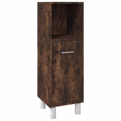 vidaXL Bathroom Cabinet Set 3 Piece Smoked Oak Engineered Wood Sink Cabinet - Additional view 6