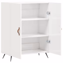 vidaXL Sideboard Storage Cabinet Cupboard Buffet Side Cabinet Engineered Wood - high gloss white - Additional view 5