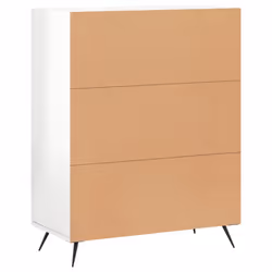 vidaXL Sideboard Storage Cabinet Cupboard Buffet Side Cabinet Engineered Wood - high gloss white - Additional view 7