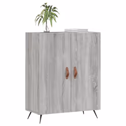 vidaXL Sideboard Storage Cabinet Cupboard Buffet Side Cabinet Engineered Wood - grey sonoma