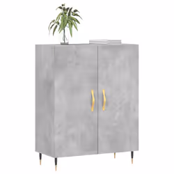 vidaXL Sideboard Storage Side Cabinet Cupboard Concrete Grey Engineered Wood