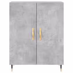 vidaXL Sideboard Storage Side Cabinet Cupboard Concrete Grey Engineered Wood - Additional view 4