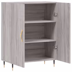 vidaXL Sideboard Storage Side Cabinet Cupboard Grey Sonoma Engineered Wood - Additional view 5