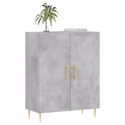 vidaXL Sideboard Storage Side Cabinet Cupboard Concrete Grey Engineered Wood - Additional view 2