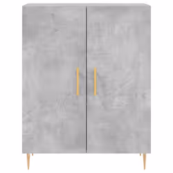 vidaXL Sideboard Storage Side Cabinet Cupboard Concrete Grey Engineered Wood - Additional view 4