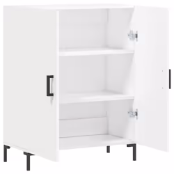 vidaXL Sideboard Storage Cabinet Cupboard Side Cabinet White Engineered Wood - Additional view 5