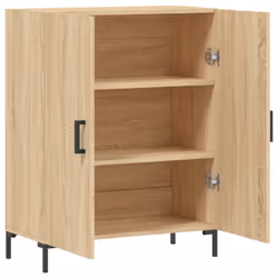 vidaXL Sideboard Storage Side Cabinet Cupboard Sonoma Oak Engineered Wood - Additional view 5