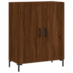 vidaXL Sideboard Storage Side Cabinet Cupboard Sonoma Oak Engineered Wood - brown oak