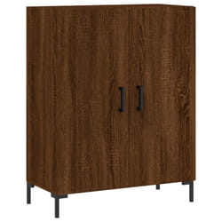 vidaXL Sideboard Storage Side Cabinet Cupboard Sonoma Oak Engineered Wood - brown oak