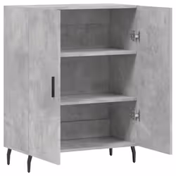 vidaXL Sideboard Storage Side Cabinet Cupboard Concrete Grey Engineered Wood - Additional view 5