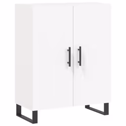 vidaXL Sideboard Storage Cabinet Cupboard Side Cabinet White Engineered Wood