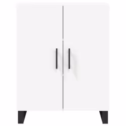 vidaXL Sideboard Storage Cabinet Cupboard Side Cabinet White Engineered Wood - Additional view 4