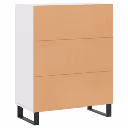vidaXL Sideboard Storage Cabinet Cupboard Side Cabinet White Engineered Wood - Additional view 7