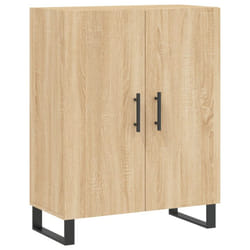vidaXL Sideboard Storage Side Cabinet Cupboard Sonoma Oak Engineered Wood