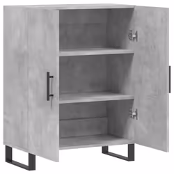 vidaXL Sideboard Storage Side Cabinet Cupboard Concrete Grey Engineered Wood - Additional view 5