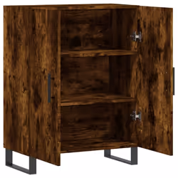 vidaXL Sideboard Storage Side Cabinet Cupboard Smoked Oak Engineered Wood - Additional view 5