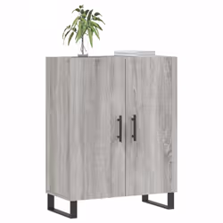 vidaXL Sideboard Storage Side Cabinet Cupboard Grey Sonoma Engineered Wood