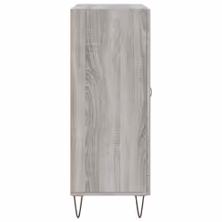 vidaXL Sideboard Storage Cabinet Cupboard Side Cabinet White Engineered Wood - grey sonoma - Additional view 6