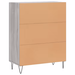 vidaXL Sideboard Storage Cabinet Cupboard Side Cabinet White Engineered Wood - grey sonoma - Additional view 7