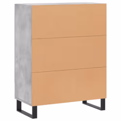 vidaXL Sideboard Storage Side Cabinet Cupboard Concrete Grey Engineered Wood - Additional view 7